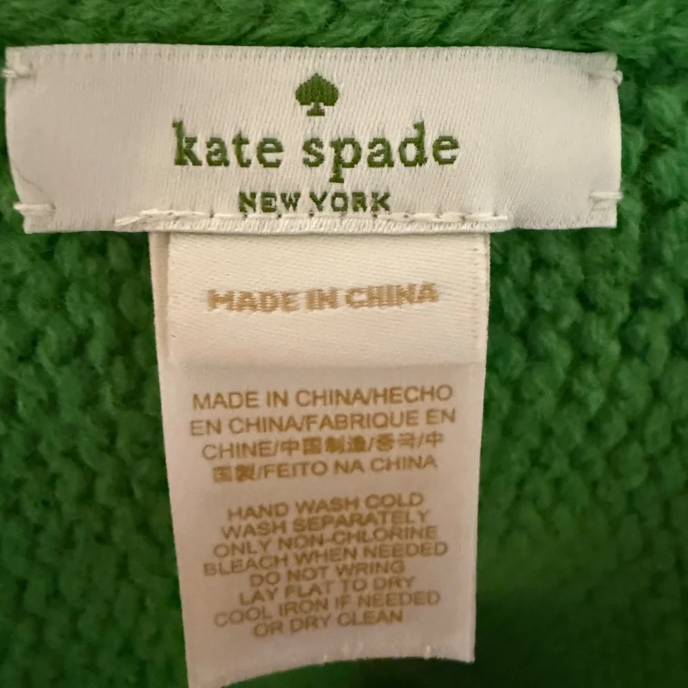 Kate Spade Colorblock 100% Wool Infinity Scarf Multicolor‎